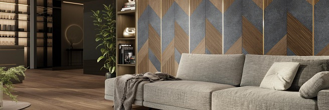 Dřevěné lamely vévodí současnému interiérovému designu