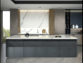 Urbatek Aria White Moderní designová kuchyně s dekorem mramoru